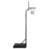 vidaXL Supporto per Pallacanestro Nero 282-352 cm Polietilene