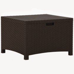 vidaXL Baule da Giardino 60x54x41 cm in Rattan PP Marrone