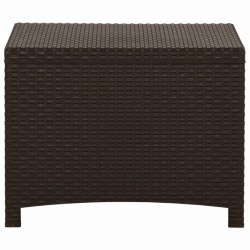 vidaXL Baule da Giardino 60x54x41 cm in Rattan PP Marrone