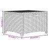 vidaXL Baule da Giardino 60x54x41 cm in Rattan PP Marrone