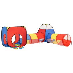 vidaXL Tenda da Gioco per Bambini 250 Palline Multicolore 190x264x90cm