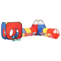 vidaXL Tenda da Gioco per Bambini 250 Palline Multicolore 190x264x90cm