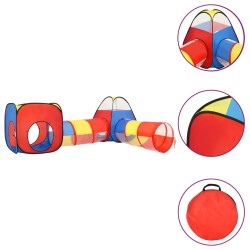 vidaXL Tenda da Gioco per Bambini 250 Palline Multicolore 190x264x90cm