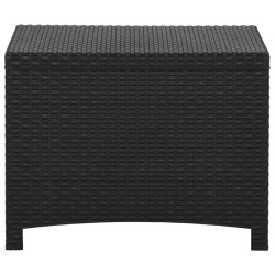 vidaXL Baule da Giardino 60x54x41 cm in Rattan PP Grafite