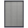 vidaXL Zanzariera Plissettata Finestre Alluminio Antracite 80x120 cm