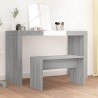 vidaXL Sgabello da Toeletta Grigio Sonoma 70x35x45cm Legno ingegnerizzato