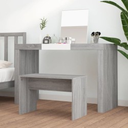 vidaXL Sgabello da Toeletta Grigio Sonoma 70x35x45cm Legno ingegnerizzato