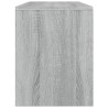 vidaXL Sgabello da Toeletta Grigio Sonoma 70x35x45cm Legno ingegnerizzato