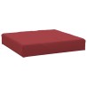 vidaXL Cuscino per Pallet Rosso Vino 60x60x8 cm in Tessuto Oxford