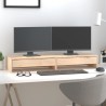 vidaXL Supporto per Monitor 100x27x15cm in Legno Massello di Pino