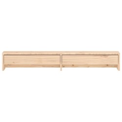 vidaXL Supporto per Monitor 100x27x15cm in Legno Massello di Pino