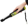 vidaXL Metal Detector Localizzatore con Schermo LCD Nero e Giallo