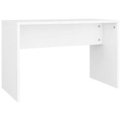 vidaXL Tavolo Toeletta e Sgabello Bianco 70x35x45 cm Legno ingegnerizzato