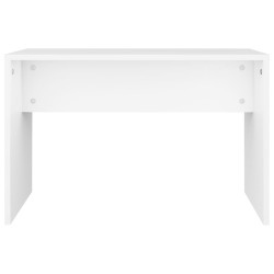 vidaXL Tavolo Toeletta e Sgabello Bianco 70x35x45 cm Legno ingegnerizzato