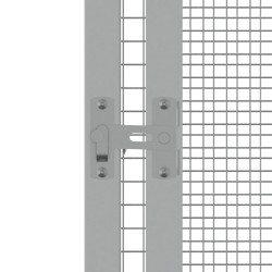 vidaXL Gabbia Uccelli Antracite 302,5x324,5x211,5 cm Acciaio Zincato