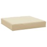 vidaXL Cuscino per Pallet Beige 60x60x8 cm in Tessuto Oxford