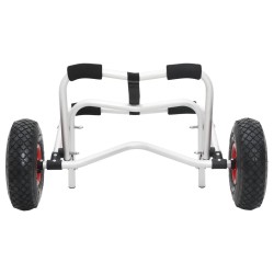 vidaXL Carrello per Kayak Pieghevole 45 kg in Alluminio