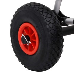 vidaXL Carrello per Kayak Pieghevole 45 kg in Alluminio