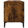 vidaXL Mobile Porta Dischi Rovere Fumo 100x38x48 cm Legno Multistrato