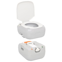 vidaXL Set Toilette da Campeggio Portatile e Supporto Lavamani