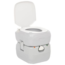 vidaXL Set Toilette da Campeggio Portatile e Supporto Lavamani