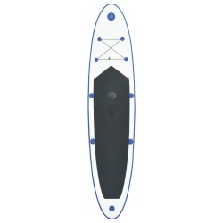 vidaXL Set Tavola Gonfiabile da SUP con Vela Blu e Bianco