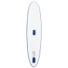 vidaXL Set Tavola Gonfiabile da SUP con Vela Blu e Bianco