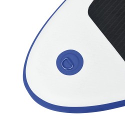 vidaXL Set Tavola Gonfiabile da SUP con Vela Blu e Bianco