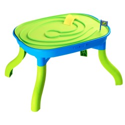 vidaXL Tavolo Sabbia e Acqua Bambini 3 in 1 67,5x52x38cm Polipropilene