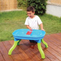 vidaXL Tavolo Sabbia e Acqua Bambini 3 in 1 67,5x52x38cm Polipropilene