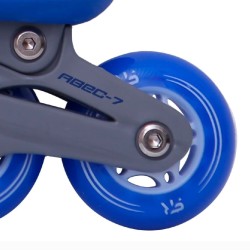 Street Rider Pattini in Linea Regolabili Blu Taglia 27-30