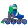 Street Rider Pattini in Linea Regolabili Blu Taglia 31-34