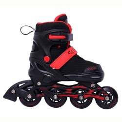 Street Rider Pattini in Linea Regolabili Pro Neri Taglia 38-42