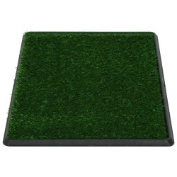 vidaXL Toilette per Animali 2 pz con Erba Sintetica Verde 76x51x3cm WC