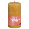 Bolsius Candele Rustiche Colonna Shine 4 pz 130x68 mm Giallo Favo