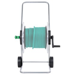 vidaXL Carrello Avvolgitubo per Tubo Flessibile 80 m 1/2" o 50 m 3/4"