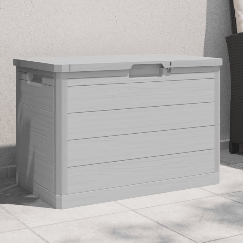 vidaXL Contenitore Cuscini Grigio 77,5x44,5x53 cm in Polipropilene