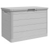 vidaXL Contenitore Cuscini Grigio 77,5x44,5x53 cm in Polipropilene