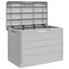 vidaXL Contenitore Cuscini Grigio 77,5x44,5x53 cm in Polipropilene