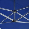 vidaXL Gazebo Professionale Pieghevole Pareti Alluminio 4,5x3m Blu