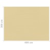 vidaXL Tappeto da Tenda 300x400 cm Beige