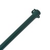 vidaXL Pali da Giardino 10 pz in Metallo 1 m Verde