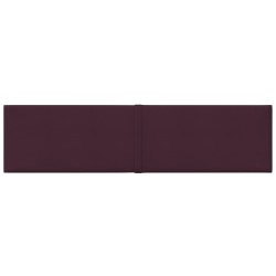 Pannelli Murali 12 pz Viola 60x15 cm Tessuto 1,08 m²