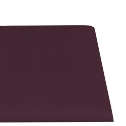 Pannelli Murali 12 pz Viola 60x15 cm Tessuto 1,08 m²