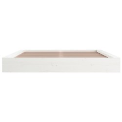 vidaXL Giroletto Bianco 150x200 cm 5FT King Size in Legno Massello