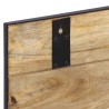 vidaXL Appendiabiti 2 pz 80x8x25 cm in Legno Massello Grezzo di Mango