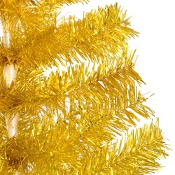 vidaXL Set Albero Natale Artificiale con LED e Palline Oro 240 cm PET