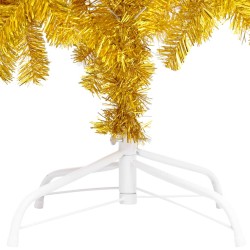 vidaXL Set Albero Natale Artificiale con LED e Palline Oro 240 cm PET