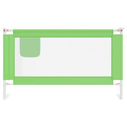 vidaXL Sponda Letto di Sicurezza per Bambini Verde 140x25cm in Tessuto