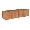 vidaXL Letto Rialzato 200x50x50 cm in Legno Massello di Teak